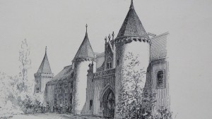Auray - Entrance to Plessis-Kaer Castle