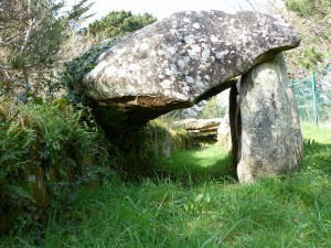 Megalithic site of "Mane-Roularde” in La Trinité sur mer.